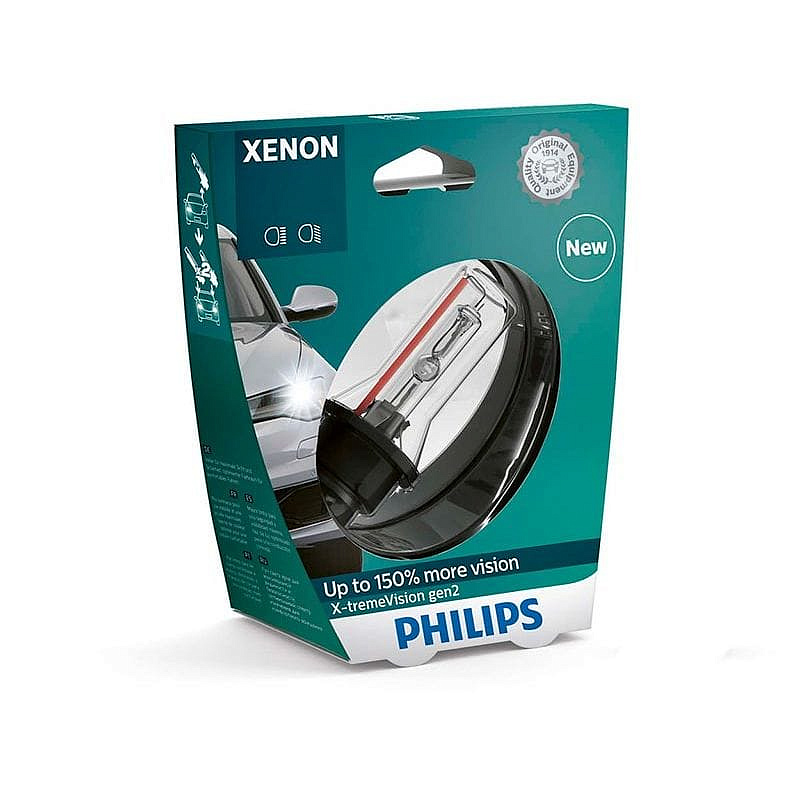 Ксеноновая лампа D4S Philips X-tremeVision 5000K (42402XV2S1)