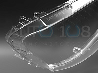 Стекло фары MERCEDES ML W164 (2005-2008) дорестайлинг (левое) — фото 3