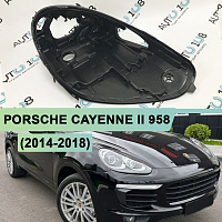 Корпус фары PORSCHE CAYENNE II 958 (2014-2018) рестайлинг ксенон без AFS (правый) — фото 1