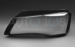 Стекло фары AUDI A8 D4 (2010-2014) дорестайлинг КСЕНОН / LED (левое)
