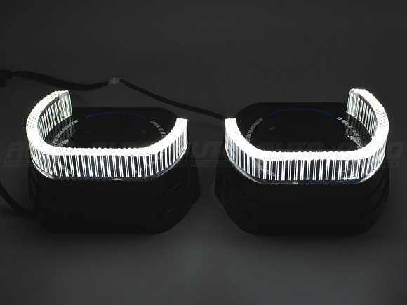 Маска для линз 3.0 люйма с А/Г DRL белый цвет L-образная 2 шт. по выгодной цене