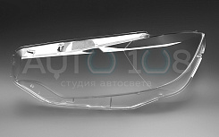 Стекло фары BMW 4r F32 / F33 / F36 (2013-2017) дорестайлинг (левое)