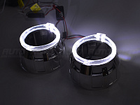 Маска для линз 2.5 дюйма - №135 с А/Г LED 2 шт. — фото 6