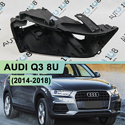 Корпус фары AUDI Q3 8U (2014-2018) рестайлинг КСЕНОН без корректора (правый)