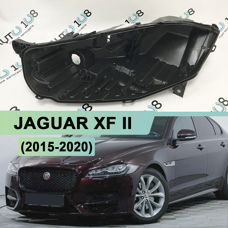 Корпус фары JAGUAR XF II (2015-2020) LED (левый)
