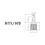 Светодиодная лампа MTF Light Dynamic Vision LED H11 5500K (к-т, 2шт) Светодиодная лампа MTF Light Dynamic Vision LED H11 5500K (к-т, 2шт) по выгодной цене