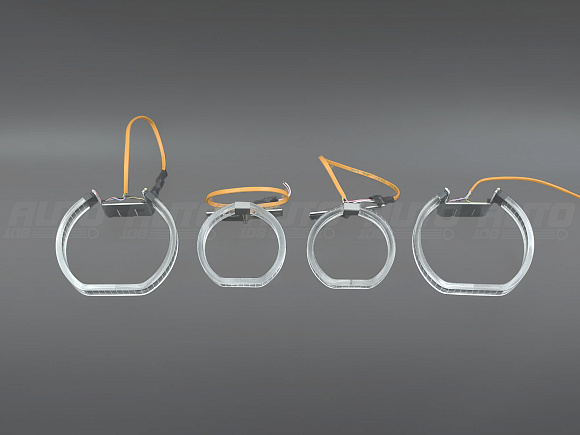 LED Ангельские глазки (кольца) BMW X5 E70 F-Style (2006-2010) дорестайлинг (комплект) по выгодной цене