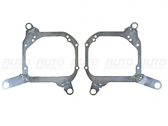 Переходная рамка BMW X6 E71 (2008-2012) секция с фальш линзой - Hella 3 / 3R (к-т 2шт)