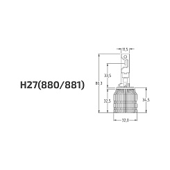 Светодиодная лампа MTF H4 Active Night 6000K (2 шт) 