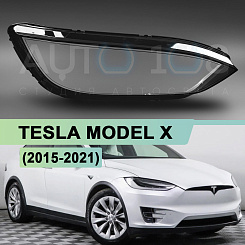 Стекло фары TESLA MODEL X (2015-2021) (правое)