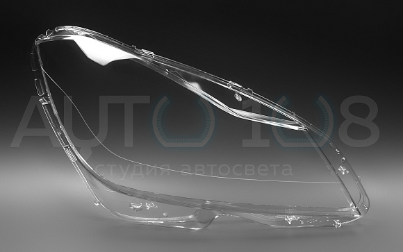 Стекло фары MERCEDES C-class W204 (2011-2015) рестайлинг LOGO (правое) по выгодной цене