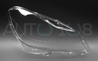 Стекло фары MERCEDES C-class W204 (2011-2015) рестайлинг LOGO (правое) — фото 2