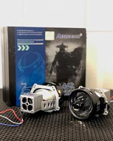Светодиодные линзы AOZOOM BLACK WARRIOR NEW 2023 (крепление Hella 3) (к-т 2шт) — фото 1