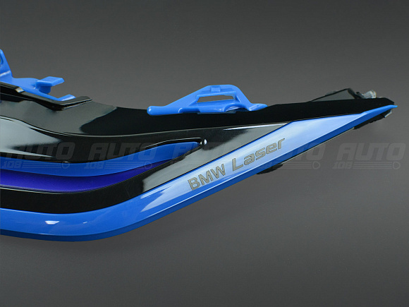 Верхняя маска (ресница) BMW 5 G30 (2020-2023) Laser LED Shadow Line LOGO (левая) по выгодной цене