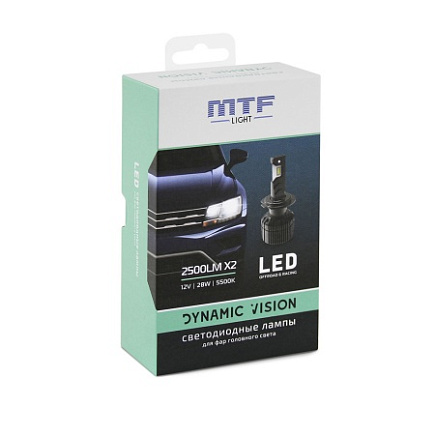 Светодиодная лампа MTF Light Dynamic Vision LED HB4 (9006) 5500K (к-т, 2шт) по выгодной цене