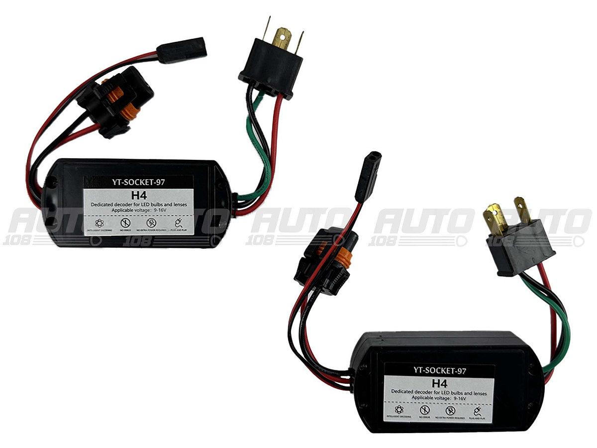 Провод питания H4 Hi/Low 12V (к-т 2шт)