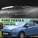 Стекло фары FORD FIESTA 6 (2008-2013) дорестайлинг (левое)