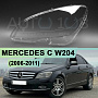 Стекло фары MERCEDES C-class W204 (2006-2011) дорестайлинг (левое) по выгодной цене