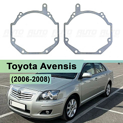 Переходная рамка Toyota Avensis (2006-2008) рестайлинг - Hella 3 / 3R (к-т 2шт) 017