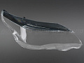 Стекло фары BMW 5 E60 / E61 (2003-2010) с LED ресничкой (левое) по выгодной цене