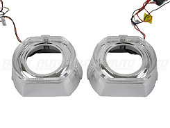 Маска для линз 3.0 дюйма - №137 с А/Г LED 2 шт.
