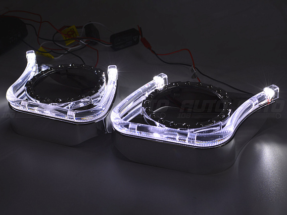 Маска для линз 3.0 дюйма - №142 с А/Г LED 2 шт. по выгодной цене