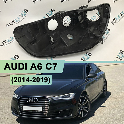 Корпус фары AUDI A6 C7 (2014-2019) рестайлинг ксенон (левый) по выгодной цене