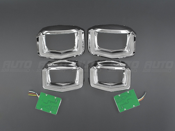 Маска для линз VOLKSWAGEN TIGUAN 2 (2016-2021) LED ДХО+Поворот по выгодной цене