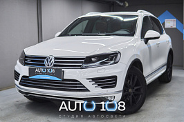 Volkswagen Touareg 2 FL — замена стекол фар, замена линз на Biled, антихром фар