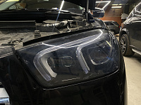 Плата подсветки ДХО и поворотника Mercedes GLE W167 (2018-2021) 7pin фара Multibeam (левая фара) — фото 4