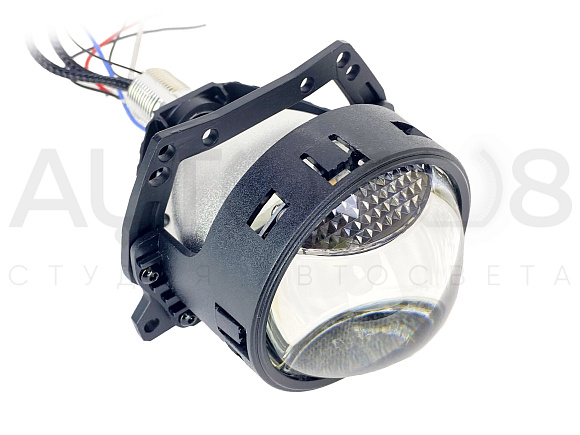 Светодиодные линзы Rayzer Base Plus (ДХО + поворот) 3.0 5500K Bi-Led (2 шт) по выгодной цене