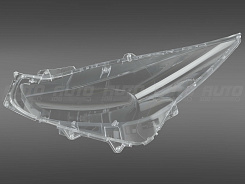 Стекло фары MAZDA 3 BM (2016-2020) рестайлинг (правое)