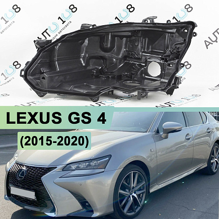 Корпус фары LEXUS GS 4 (2015-2020) рестайлинг FULL LED (левый) по выгодной цене