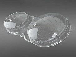 Стекло фары MERCEDES E-class W210 (1999-2002) рестайлинг ксенон (левое)