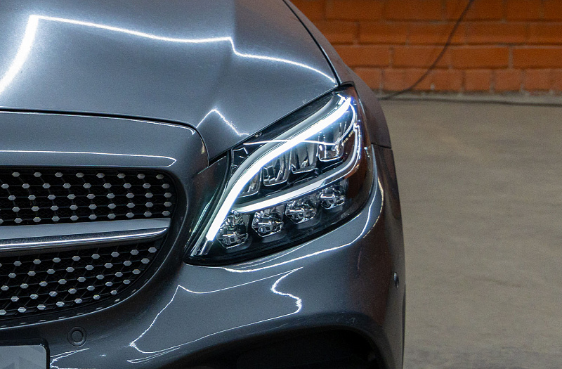 Ремонт поворотника Mercedes-Benz W205 рестайлинг — замена платы левой фары — до работ
