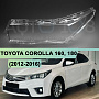 Стекло фары TOYOTA COROLLA 160, 180 (2012-2016) дорестайлинг (левое) по выгодной цене