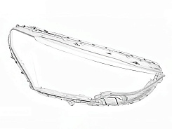 Стекло фары HAVAL Jolion (2021-н.в.) (правое)