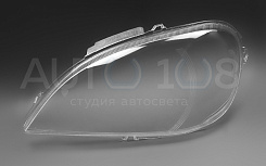 Стекло фары MERCEDES ML W163 (2001-2005) рестайлинг (левое)