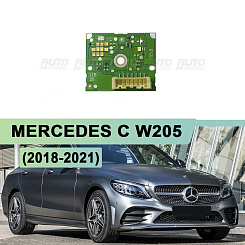Плата подсветки ДХО и поворотника Mercedes С W205 (2018-2021) рестайлинг Multibeam (правая фара)