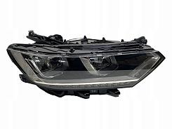 Стекло фары VOLKSWAGEN PASSAT B8 (2014-2020) LED рефлектор (левое)