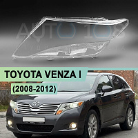 Стекло фары TOYOTA VENZA I (2008-2012) дорестайлинг (левое) — фото 1