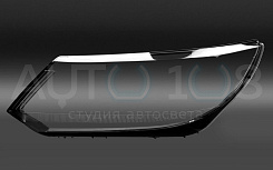 Стекло фары VOLKSWAGEN TIGUAN 1 (2011-2018) ГАЛОГЕН рестайлинг (левое)