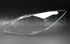 Стекло фары MAZDA 3 BL v.1 (2008-2013) (левое)