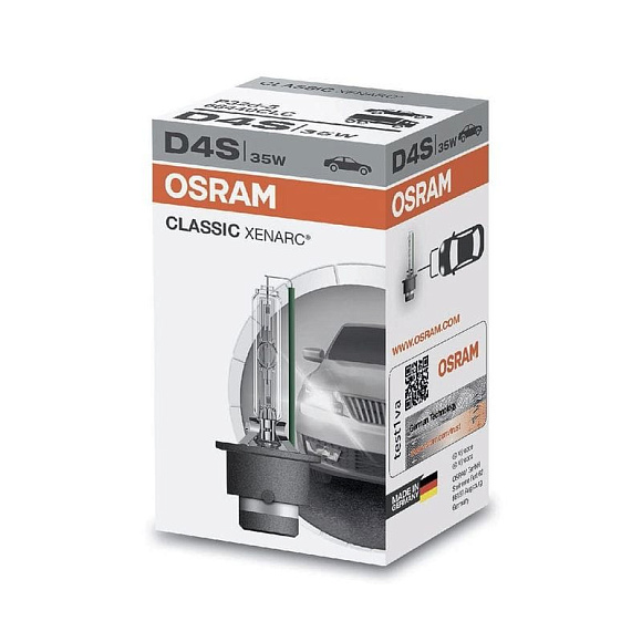 Ксеноновая лампа D4S Osram 66440CLC Xenarc Classic по выгодной цене