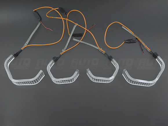 LED Ангельские глазки (кольца) BMW X5 E70 G-Style LEMON (2006-2013) (комплект) по выгодной цене