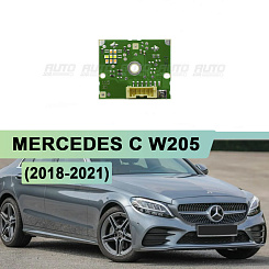 Плата подсветки ДХО и поворотника Mercedes С W205 (2018-2021) рестайлинг LED рефлектор (правая фара)