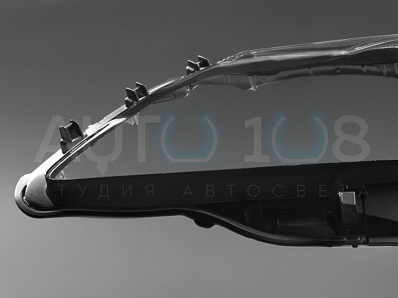 Стекло фары LEXUS LX 570 URJ200 (2012-2015) рестайлинг ЧЕРНЫЙ кант (правое) по выгодной цене