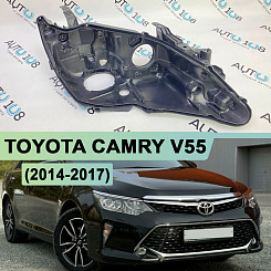 Корпус фары TOYOTA CAMRY V55 (2014-2017) рестайлинг LED (правый)