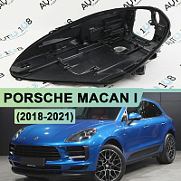 Корпус фары PORSCHE MACAN I (2018-2021) рестайлинг Full LED (левый) — фото 1
