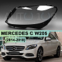 Стекло фары MERCEDES C-class W205 (2014-2018) дорестайлинг (левое) по выгодной цене